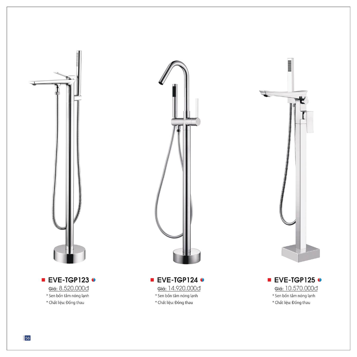 Thiết bị vệ sinh EVEREST Catalogue và Bảng giá mới nhất 2025 /Page 56